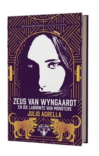 Boekomslag: ZEUS VAN WYNGAARDT EN DIE LABIRINTE VAN MONSTERS deur Julio Agrella